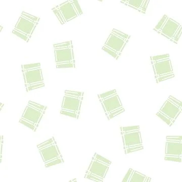 Box plastic glyph seamless pattern Stockillustratie