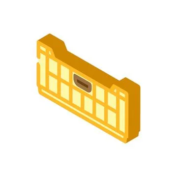 Box plastic package isometric icon vector illustration Stock Illustration
