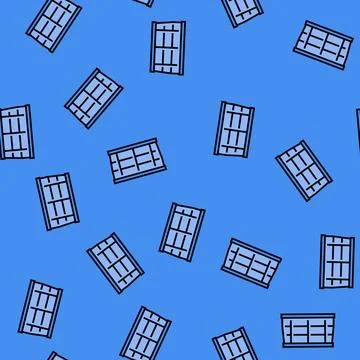 Box plastic package vector seamless pattern Stock Illustration