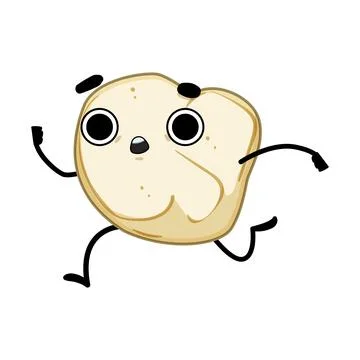Box popcorn character cartoon vector illustration 스톡 일러스트