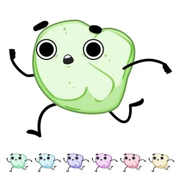 Box popcorn character cartoon vector graphic Stock Illustration