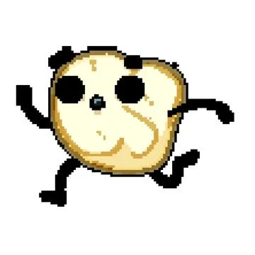 Box popcorn character pixel art vector illustration イラスト素材