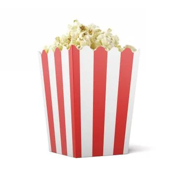 Box of popcorn Stock Illustration