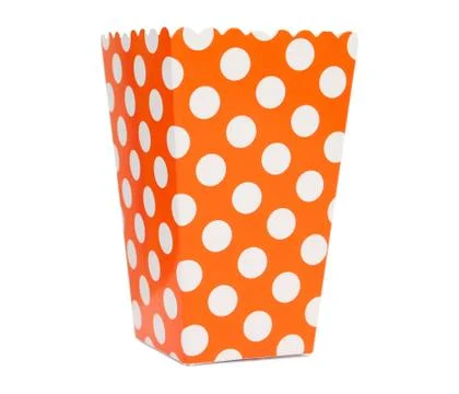 Box for popcorn Stock Photos