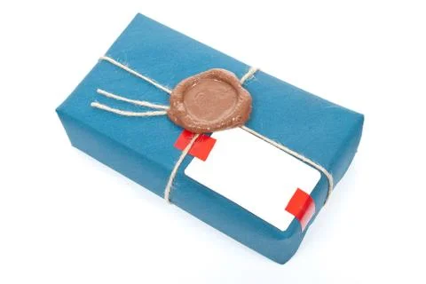 Box post package Stock Photos