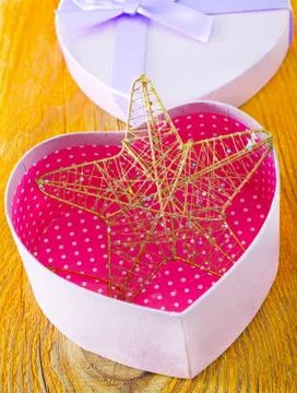 Box for present Stock Photos