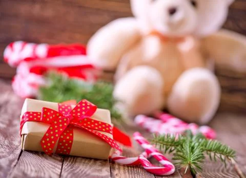 Box for present Stock Photos