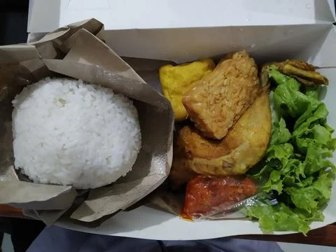 Box Rice Packages 스톡 사진