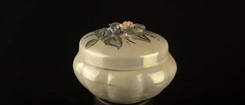 The Box Rotates on the Podium Stock Footage 307305378