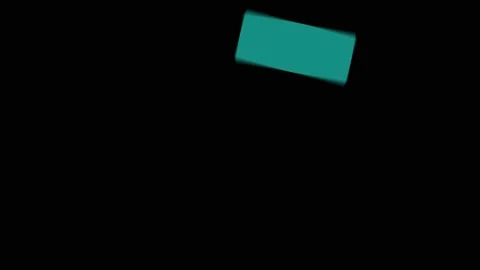 Box rotation in black background animation. Stock Footage 201001739