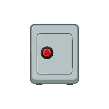Box safe cartoon vector illustration Illustrazione stock