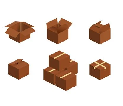 Box set Stock Illustration