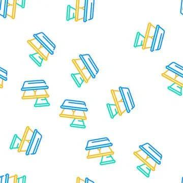 Box sets vector seamless pattern color Stock Illustration