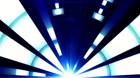 Box-shaped rotating lights 2 Video stock 32350787