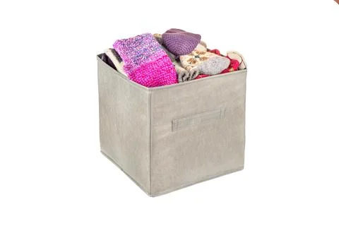 Box with socks Foto stock
