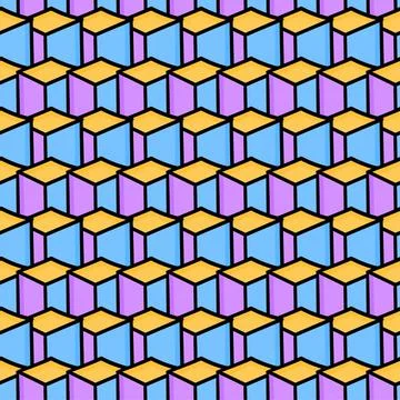 Box square texture seamless pattern textile print. repeat pattern background  Stock Illustration