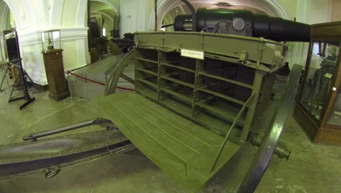 The box for storage of military shells 2.7K Stock Footage 34788912