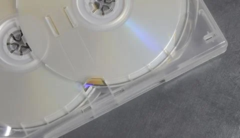 Box for storing CD disks Stock Photos