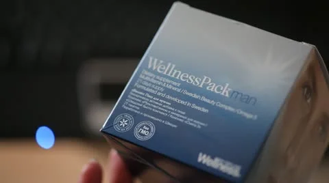 Box of supplement pills Video stock 22239348