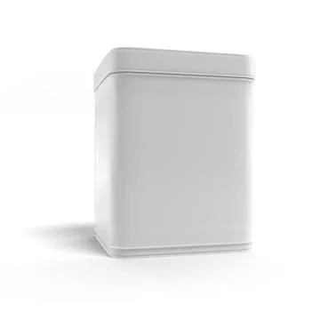 Box tea without label 스톡 일러스트