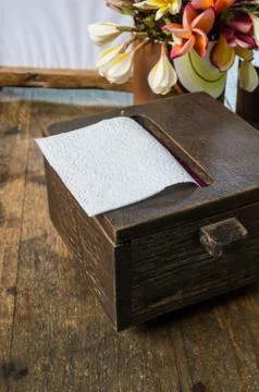 Box of tissue Stock Photos