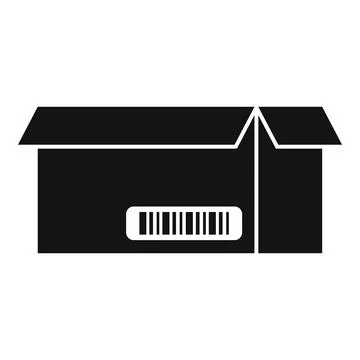 Box tool icon simple . Carton box Stock Illustration