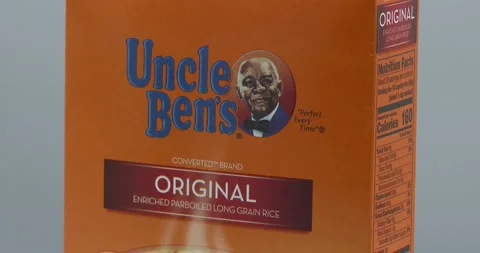 Box of Uncle Ben's Rice - Static Stock Footage 132989619