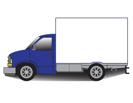 Box van Stock Illustration