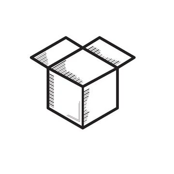 The box vector design for your project with white background Stock-Illustration