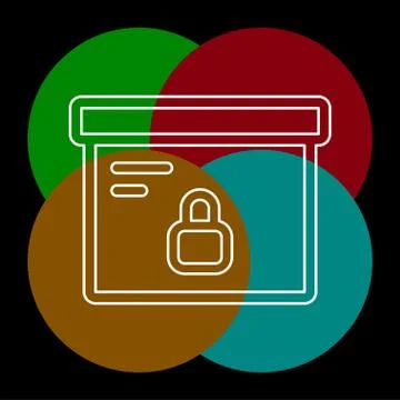 Box vector icon Stock Illustration