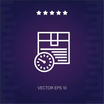 Box vector icon Stock Illustration
