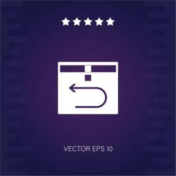 Box vector icon Stock Illustration