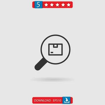 Box vector icon Stock Illustration