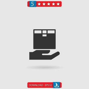 Box vector icon Stock Illustration