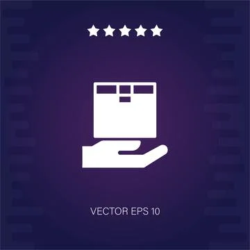 Box vector icon Stock Illustration