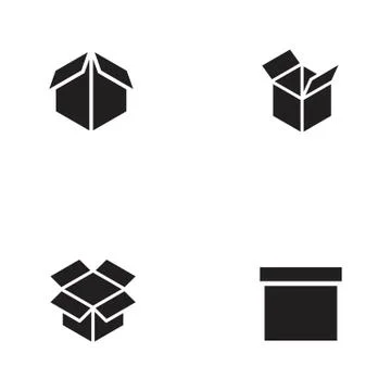 Box vector illustration icon Stock Illustration