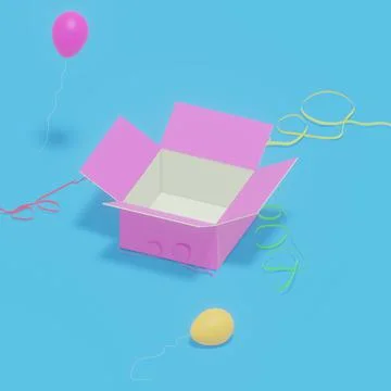 Box violet Illustrazione stock