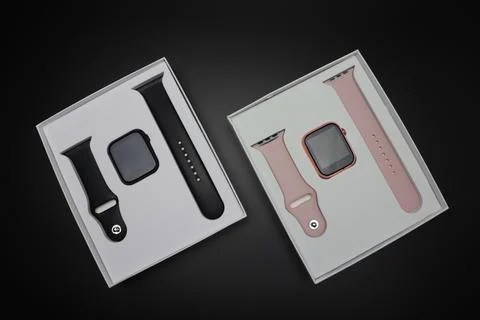 Box of watch Stock Photos