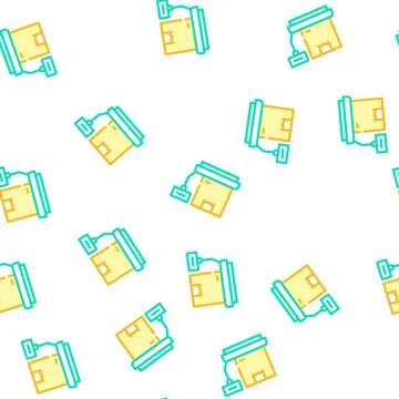 Box weight color icon vector isolated illustration Stock Illustration
