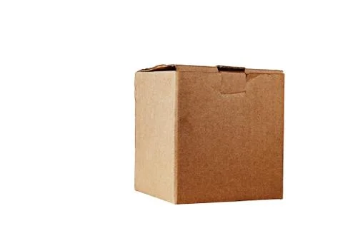 Box on a white background. Stock Photos