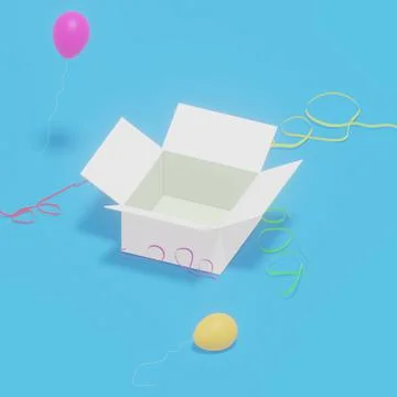 Box white Illustrazione stock