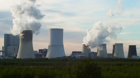 Boxberg Lignite Power Plant Stock Footage 229972492
