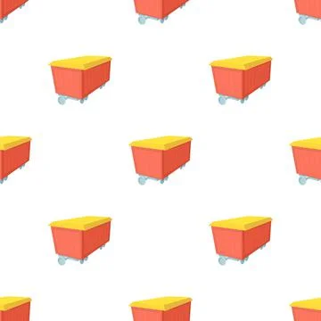 Boxcar pattern seamless vector イラスト素材