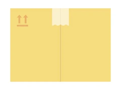 Boxed cargo vector icon flat isolated Stock Illustration