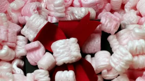 Boxed gift in packaging 스톡 동영상 10735408