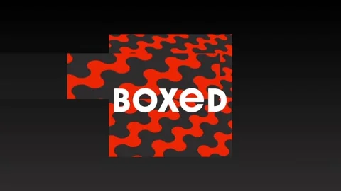 Boxed Pattern Title Stock After Effects
