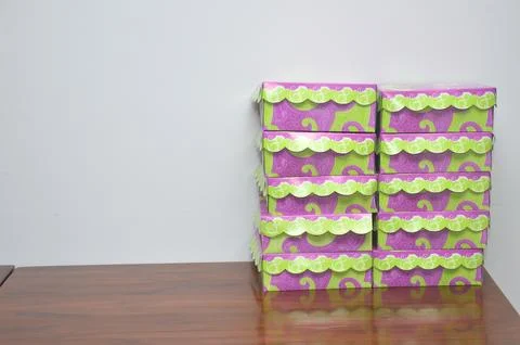 Boxed rice Fotos Stock