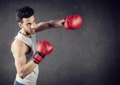 Boxer background Stock Photos