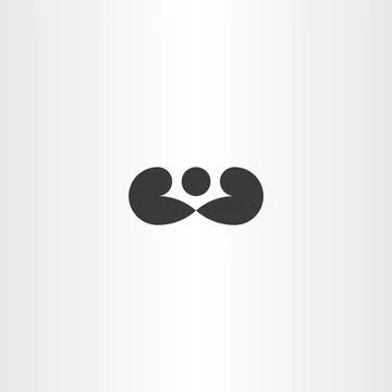 Boxer boxing icon vector black logo symbol Stock Illustration