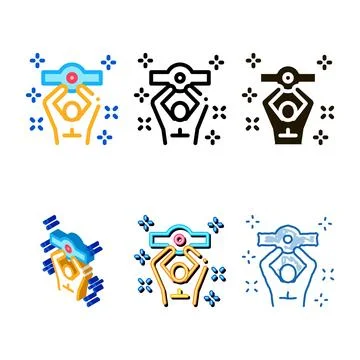 Boxer champion icon range vector outline 库存插图